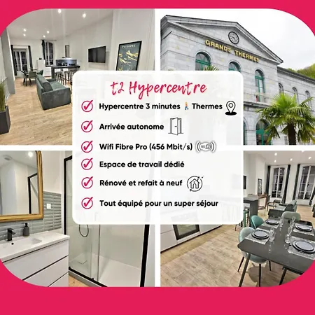 Apartment Lumineux T2, Spacieux, Hypercentre, Neuf, Wifi
