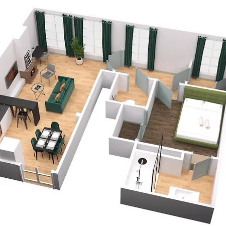Lumineux T2, Spacieux, Hypercentre, Neuf, Wifi Apartment *